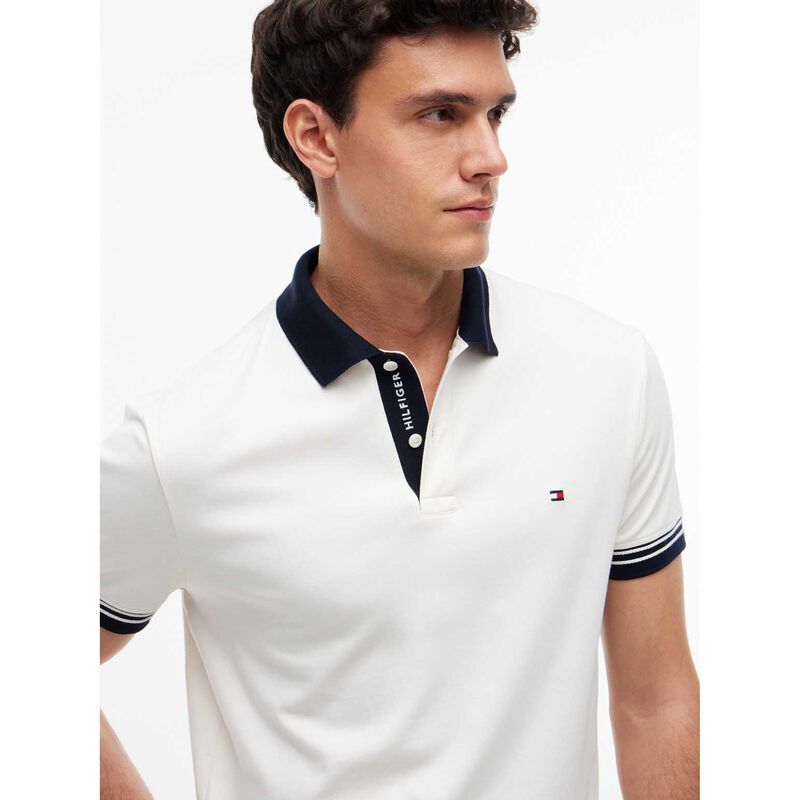 Tommy Hilfiger Regular Fit Interlock Contrast Polo Shirt image number 2